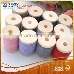 Small Empty Wooden Spool, Wooden Spools thumbnail-1