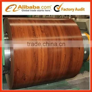 Wooden PPGI Pre-painted Galvanized Building Matrial 2015 Hot Dipped Steel Coils/Sheets thumbnail-5