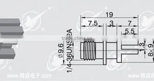 SMA Connector for PCB Mount thumbnail-1