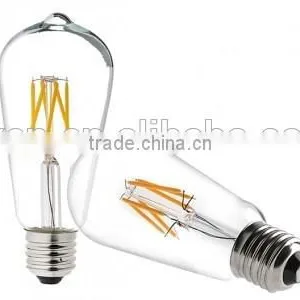 Bulb Lights Item Type and COB Filament Type CE ERP RoHS COB Filament LED Bulb ST64 8W LED Filament Light Bulb thumbnail-5