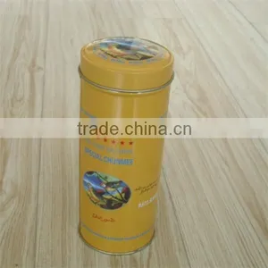 Hot Sale Round Tea Tin Case for Packaging Storage Display thumbnail-1