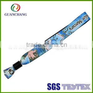 Polyester Festival Fabric Wristbands, Fabric Wristbands for Sale thumbnail-4