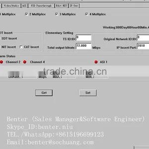 MPEG-2 4IN1 SD SDI ts ip Video Encoder (Embedded Audio,4SDI In,ASI+IP/UDP Out) thumbnail-3