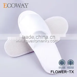 2016 New White Yangzhou Cheap Disposable Slipper Open Toe Hotel Slipper thumbnail-1
