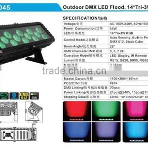 Top Quality Outdoor 40*4in1 10W RGBW 400W Flood Light LED thumbnail-3