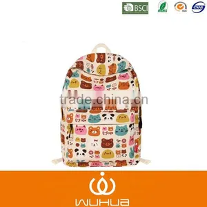 Bear Print Designer Kids Backpack thumbnail-1