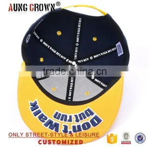 100% Acrylic 3d Emrboidery Fashion Custom Snapback Hat thumbnail-6