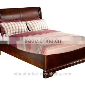 Hot Sale Bed Australian Sleigh Bed With Stroages Antique Style Wooden Bed thumbnail-1