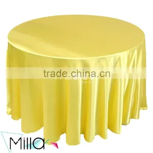 120 Round Satin Tablecloth for Wedding thumbnail-3
