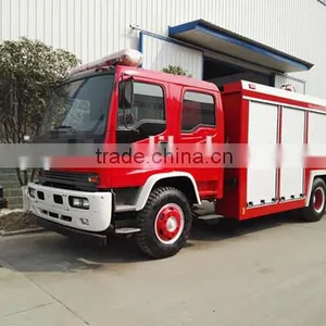 4*2 5m3 Double Cab Hot Selling Fire Truck Red Firefighting Truck thumbnail-3
