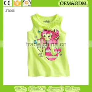 100% Cotton T-shirt Girl T-shirt Mermaid t -shirt Child T-shirt Kids T-shirt thumbnail-1