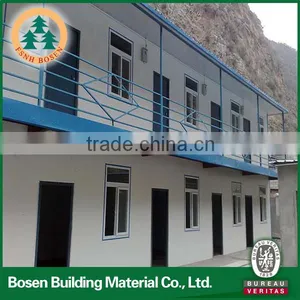 Two Floor Prefabricated House With Fence and Decorative Roof Tile thumbnail-2