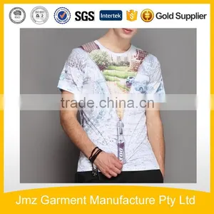 Custom Mens t Shirt High Quality Digital Printing t Shirt thumbnail-1