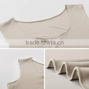 Irregular Hem Sleeveless Vest Modal Cotton Dress Skirt Back Hollow Out Cultivate One's Morality Dress thumbnail-6