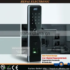 Fire-rated Security Apartment Biometric Recognition Fingerprint Door Lock thumbnail-1