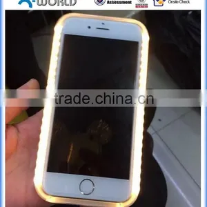 Light up Your Face While Selfie! Selfie LED Light up Phone Case for Iphone 6 thumbnail-4