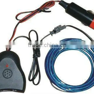 EL Wire Set EL Lighting Wire With 12VDC Car Sound Countrol Driver thumbnail-1