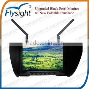 C867 DJI Phantom 2 5.8G 7'' LCD 32CH Dual Receiver FPV Monitor W/Built-in Battery Black Pearl RC801 Flysight FPV thumbnail-4