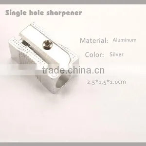Cute Single Hole Aluminum Pencil Sharpener For School And Office thumbnail-3