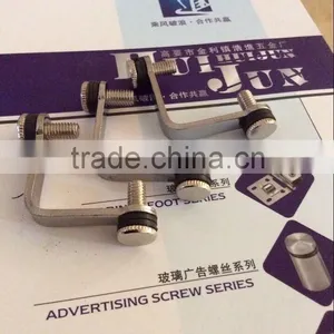 HJ-185 Hot Sale Stainless Steel Glass Clamp Accessories/Make in China Cheap Stainless Steel Glass Clamp Accessories thumbnail-5