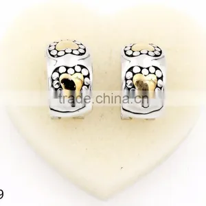 2016 New Fashion Wholesale Juyuan Double Color Plated Whole Sales Earrings thumbnail-1
