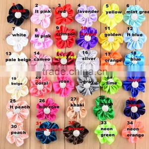 New Hot Sale Delicate Glitter Bow Hair Band Baby Elastic Fine Hair Lead the Act the Role of 16 Color in Stock Now thumbnail-4