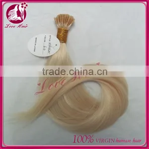 Virgin Hair and Hair Extension Type Remy Fusion I-tip Hair thumbnail-1