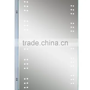 European Style Fog Free Illuminated LED Bathroom Shaver Sensor Mirror Cabinet With Infrared Switch thumbnail-1