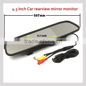 Park 4.3 Inch Tft Lcd Screen + Rearview Mirror +car Dvr thumbnail-1
