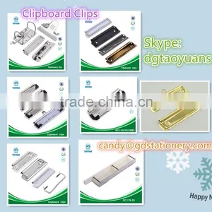 Nickle Plate Metal Fashion Clipboard Clips, Hardware Stationery Accessories thumbnail-1