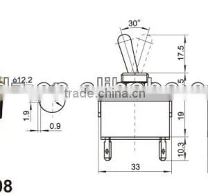 Machinery Toggle Switch,momentary Toggle Switch,spring Return on off Toggle Switch thumbnail-2