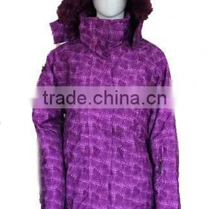 Women Purple Winter Ski Jacket for Women thumbnail-1