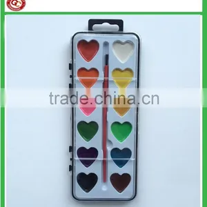 Watercolor Paint Set , Heart Shaped Watercolor Paint Set thumbnail-1