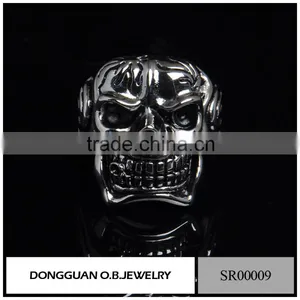Classic Men's Jewelry Ring Stainless Steel Jewelry/men's Wedding Skull Ring thumbnail-6