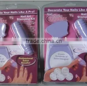 Professional Nail Art Stencil Stamping Kit thumbnail-1