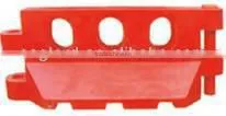 Water Filled Red Plastic Barrier Supplier thumbnail-1