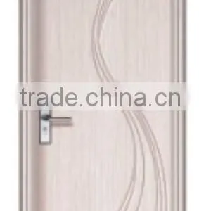 Modern House Pvc Bathroom Door Price India Flat Wood Door thumbnail-6
