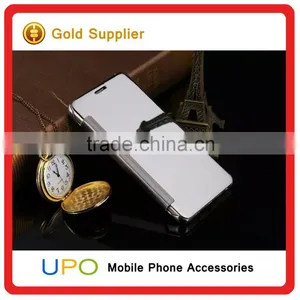 [UPO] Luxury Mirror Smart View Clear Flip Back Cover Case for Samsung Galaxy A5 2016 A510, A7 2016 A710 thumbnail-1