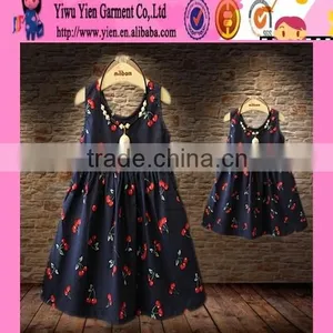 Good Quality Mum Daughter Dress Chiffon Mum Daughter Dress thumbnail-3