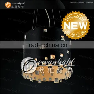 Chandelier Contemporary Crystal Lighting Crystal Hanging Light OM88034-4W thumbnail-1