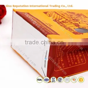 High Quality Custom Printed Kraft Paper Rice Packaging Bag 25kg thumbnail-6
