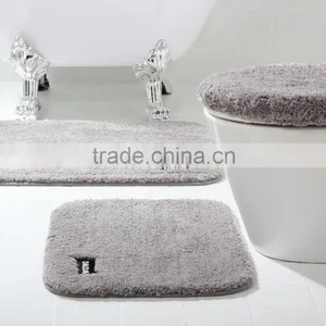 Bathroom 3-piece Set Rug Mat Waterproof Bathroom Carpet thumbnail-3