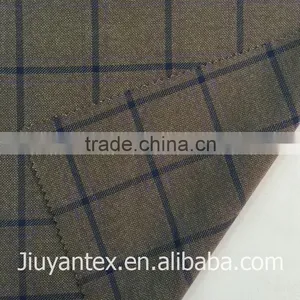 Hot Selling Europe and America Market tr Twill Classic Checks Design Printed High Quality Men's Suiting Fabric thumbnail-3