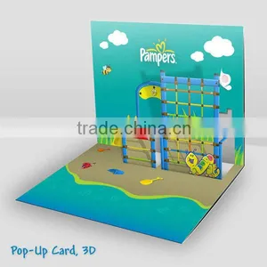 POP UP Paper Card,3D Greeting Card,Wedding 3D Card thumbnail-1