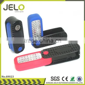 Ningbo JELO Super Bright 24LED Folding Work Light With Hook Magnet Rubber Soft Touch thumbnail-1