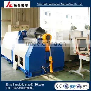 Large Size CNC Hydraulic Pressure 4 Roll Plate Bending Machine WB12K-16*2500 thumbnail-4