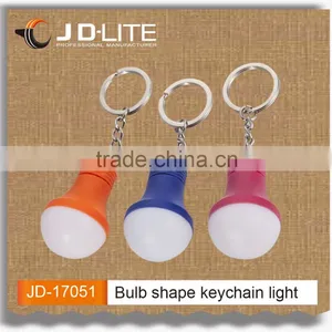 1 LED Bulb Shape Keychain Light Mini Keychain Led Flashlight Wholesale thumbnail-1