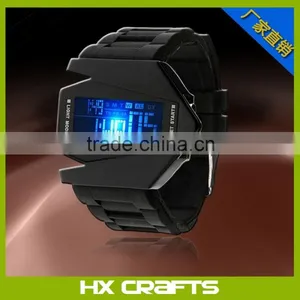 New Arrival Products Silicone Colors Digital LED Watch Design Your Own Wristbands Water Resistant Men Led Watch thumbnail-1