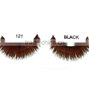Natural Fox Fur Eyelash Full Strip False Horse Eyelashes thumbnail-1