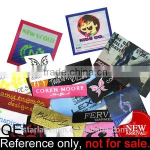 Custom Washable Soft Clothing Woven Printed Label thumbnail-1